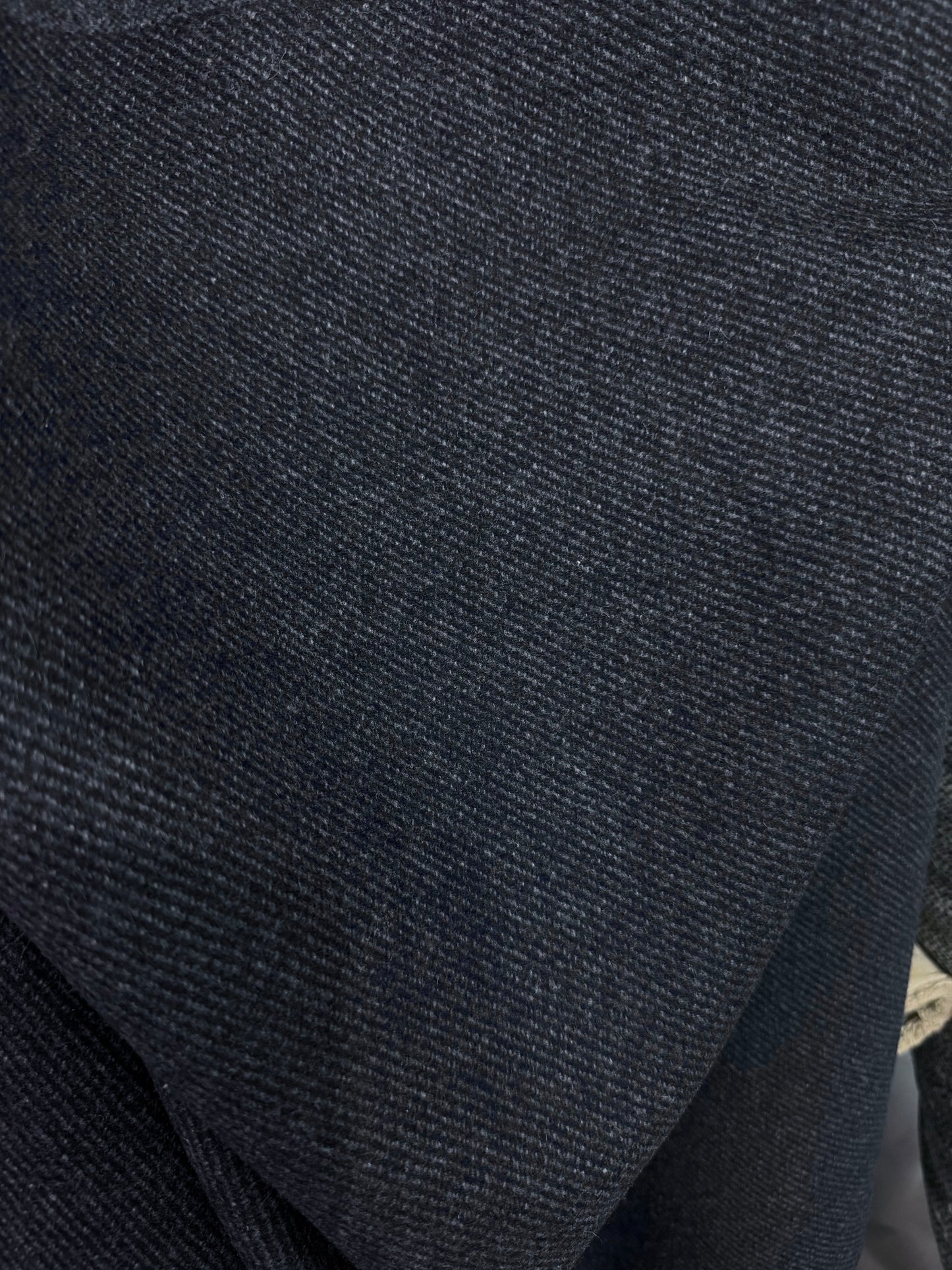 American Heritage - Melton Wool Twill - Navy Blue