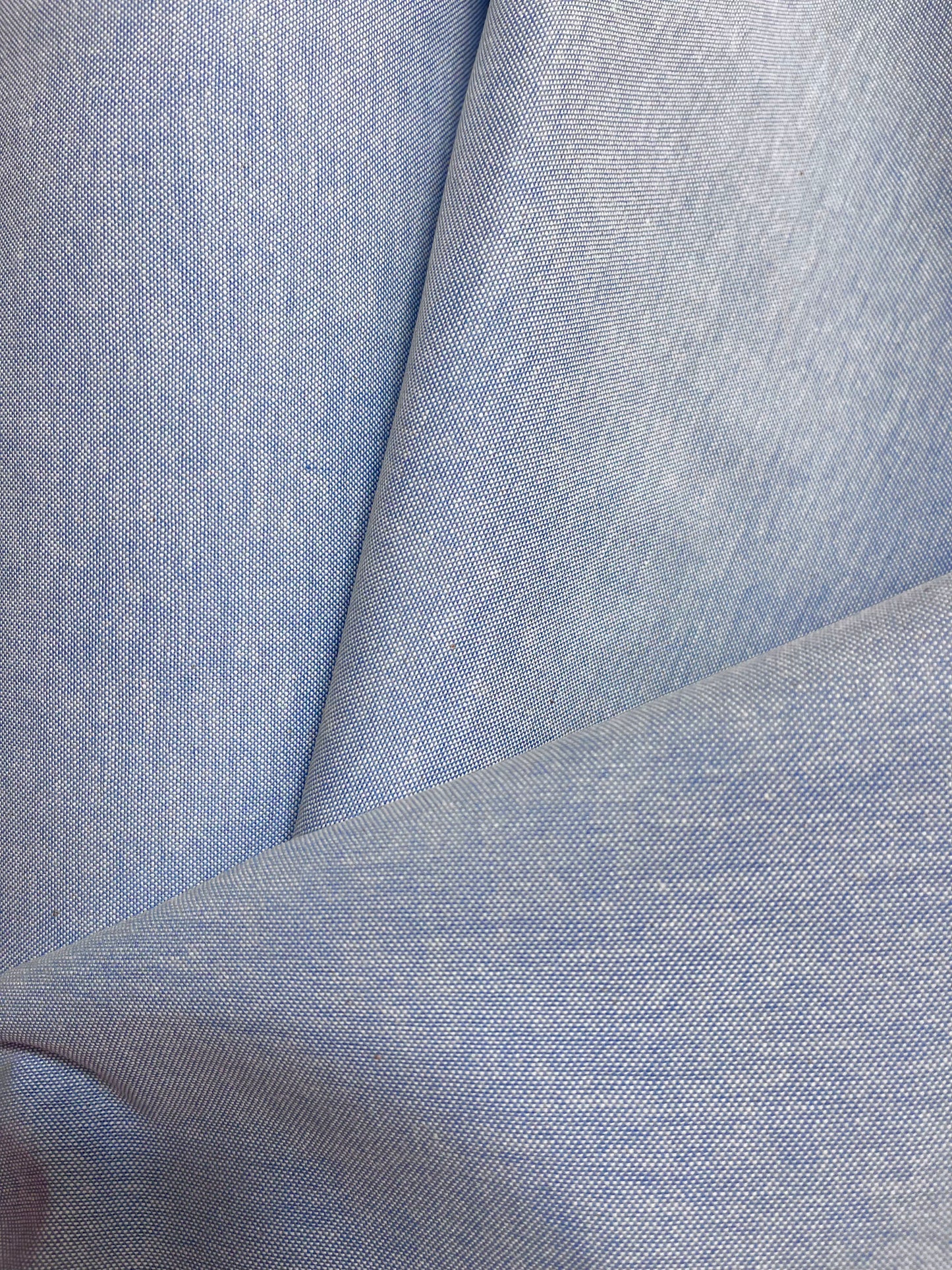 Cotton Chambray - Pastel Blue