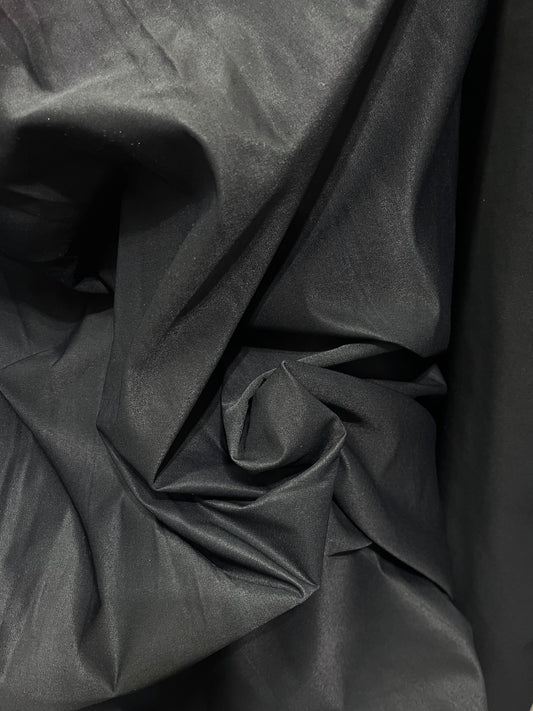 Medium Weight Poly Cotton - Black