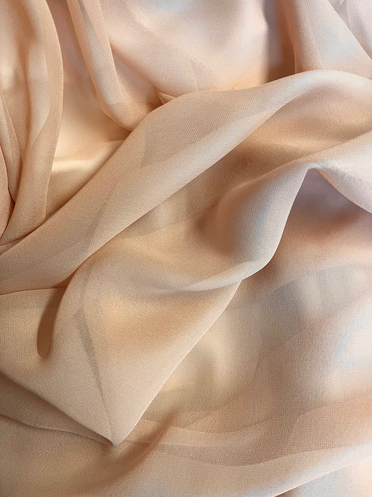 Silk Chiffon Wide - Blush Pink