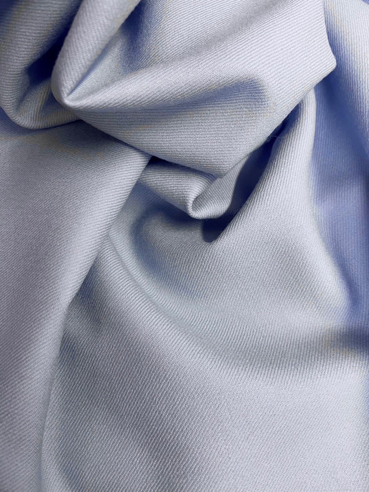 Designer Italian Twill Wool - Sky Blue