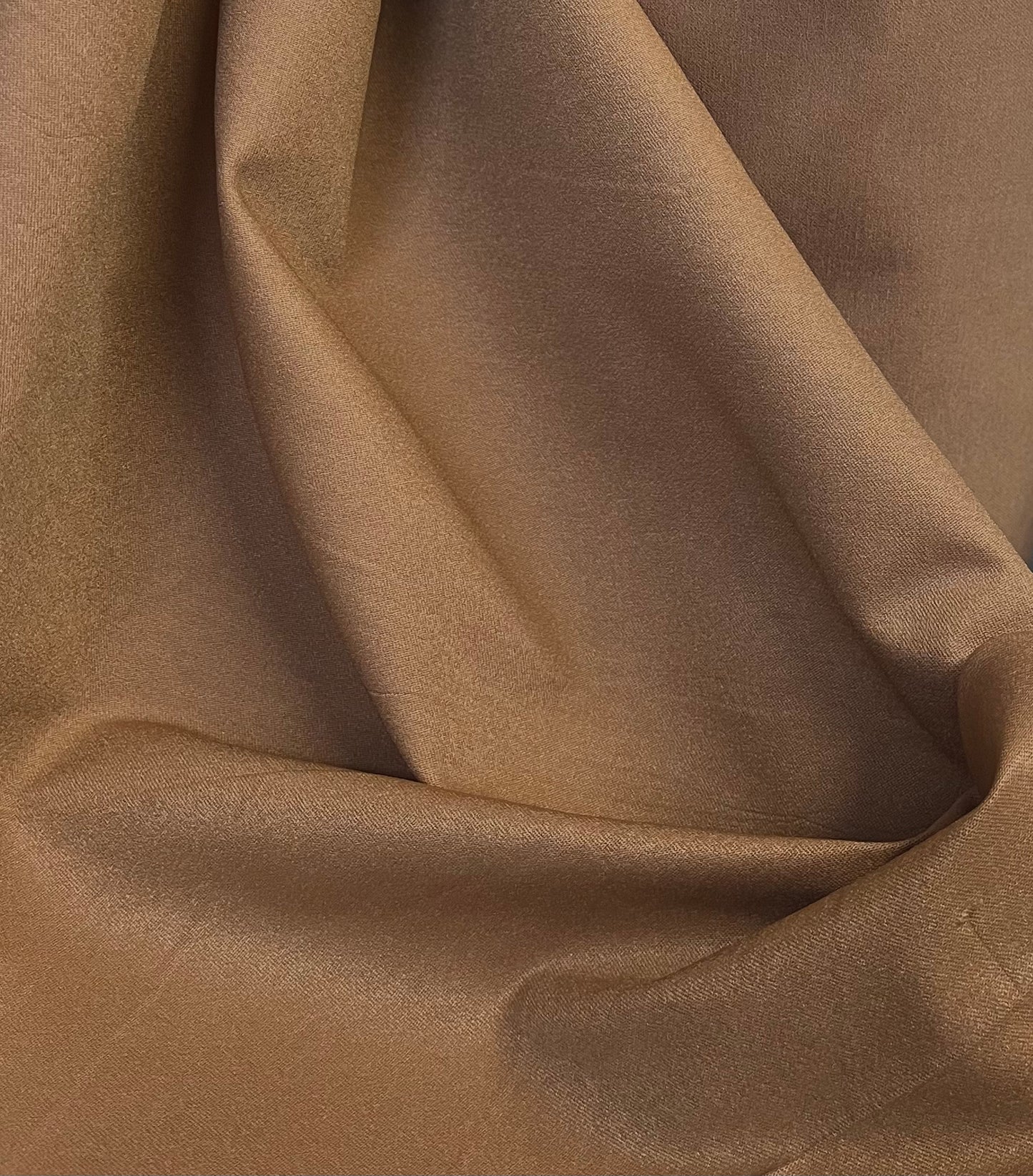 Stretch Twill Rayon Spandex - Camel Brown