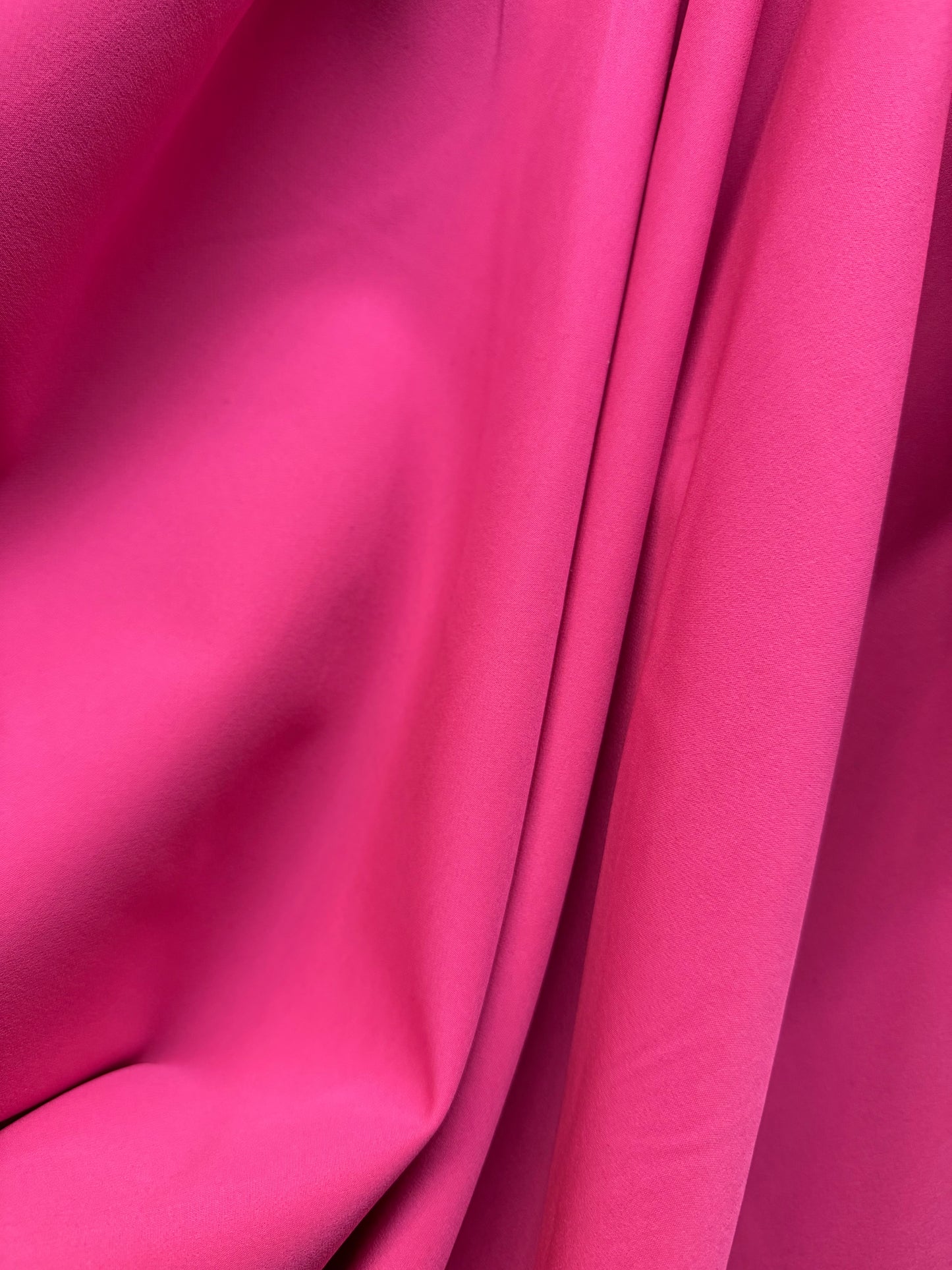 Italian Stretch Poly Rayon Suiting - Rose Pink