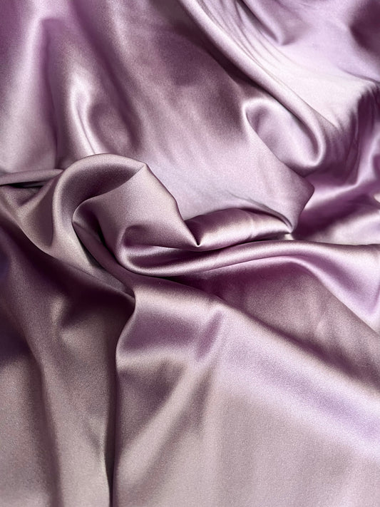 Silk Charmeuse Wide - Lilac Purple - 19mm Designer