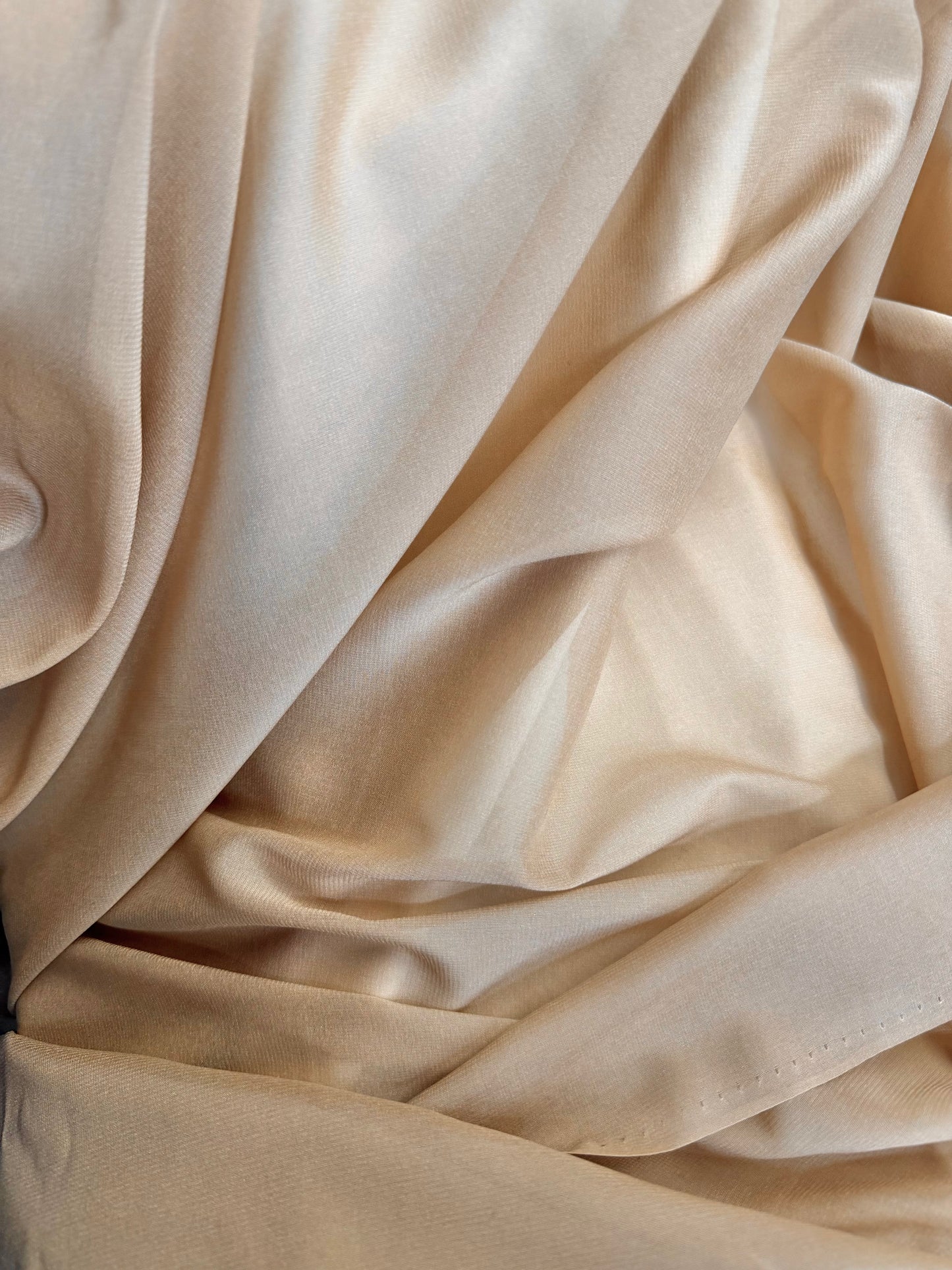Silk Chiffon Stretch - Bisque Beige