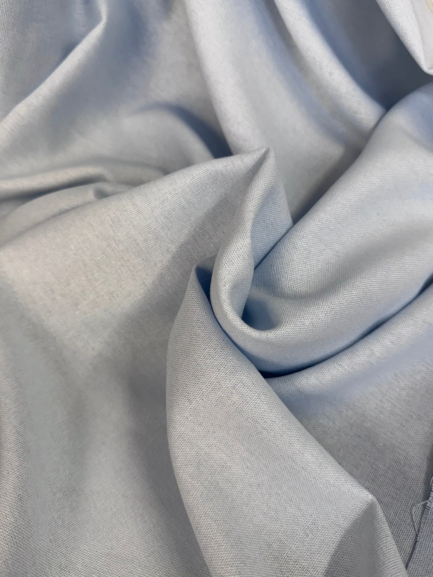 Organic Linen & Rayon Blend - Sky Blue