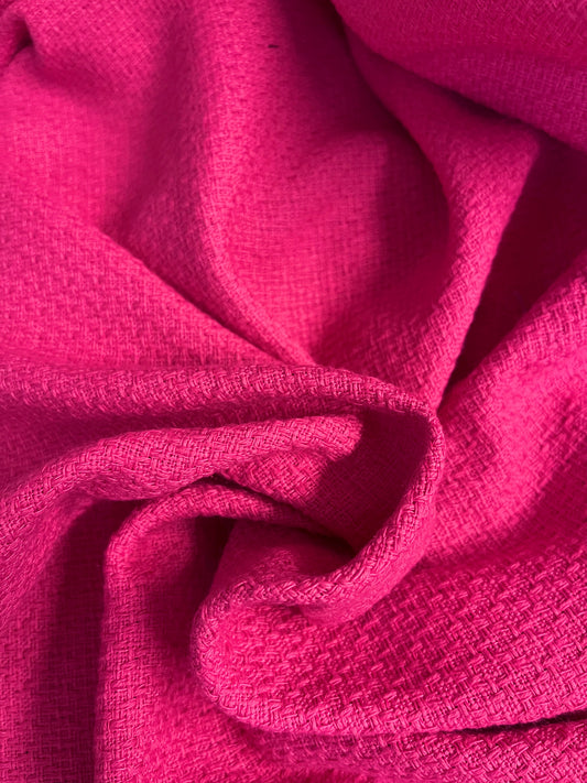 Cotton Boucle - Hot Pink