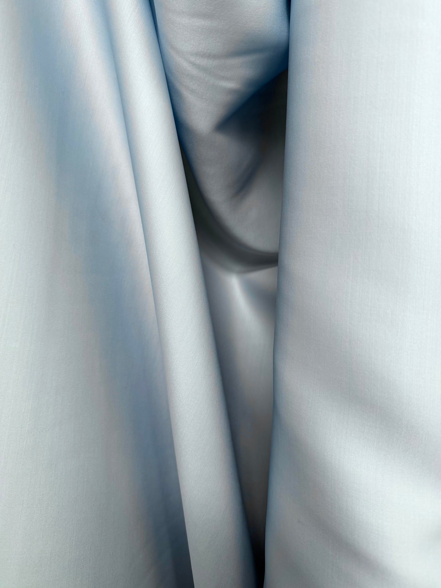 Italian Silk Organza Wide - Light Blue