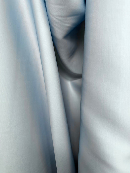 Italian Silk Organza Wide - Light Blue