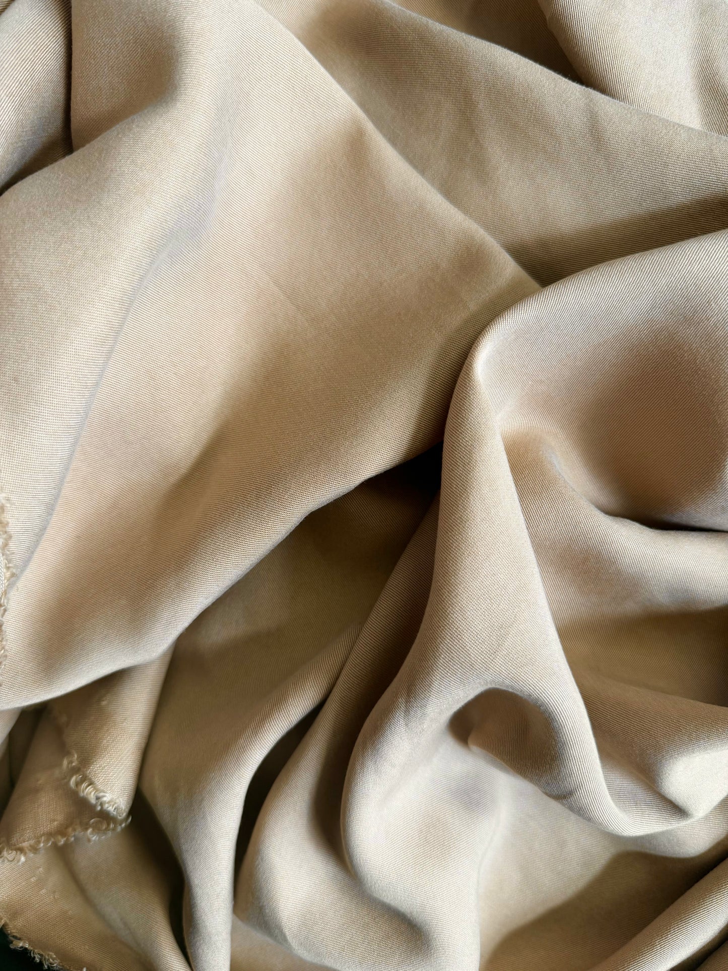 Fine Twill Viscose - Khaki