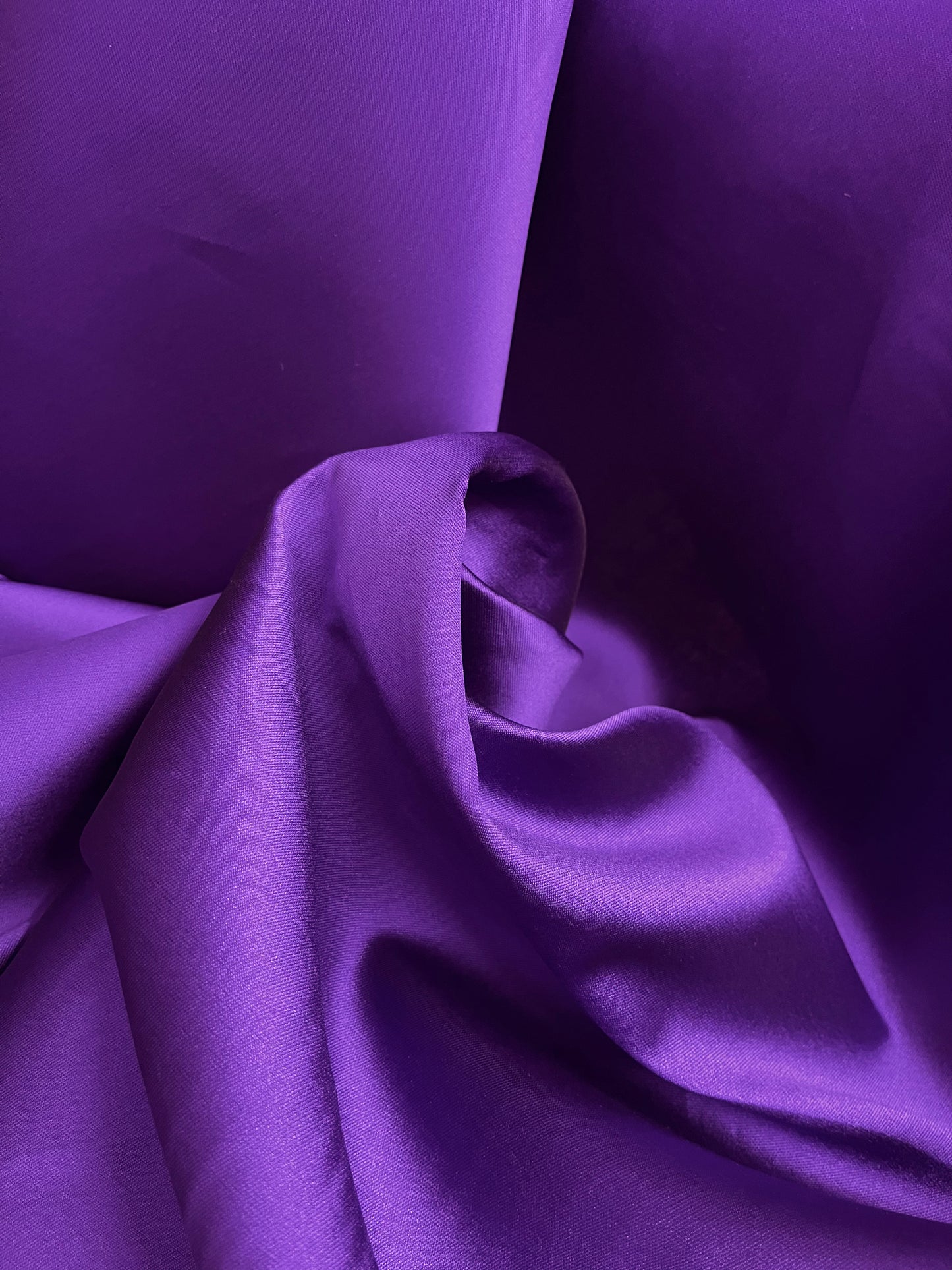 Poly Silk Zibeline - Royal Purple