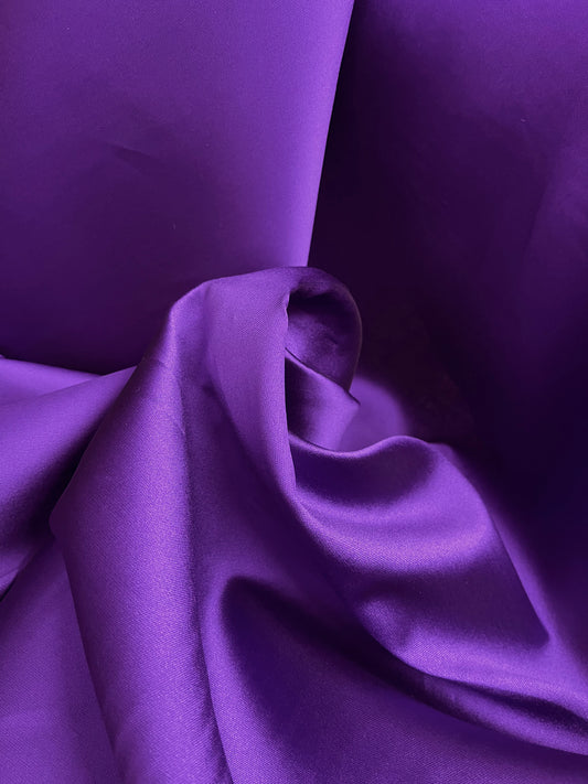 Poly Silk Zibeline - Royal Purple