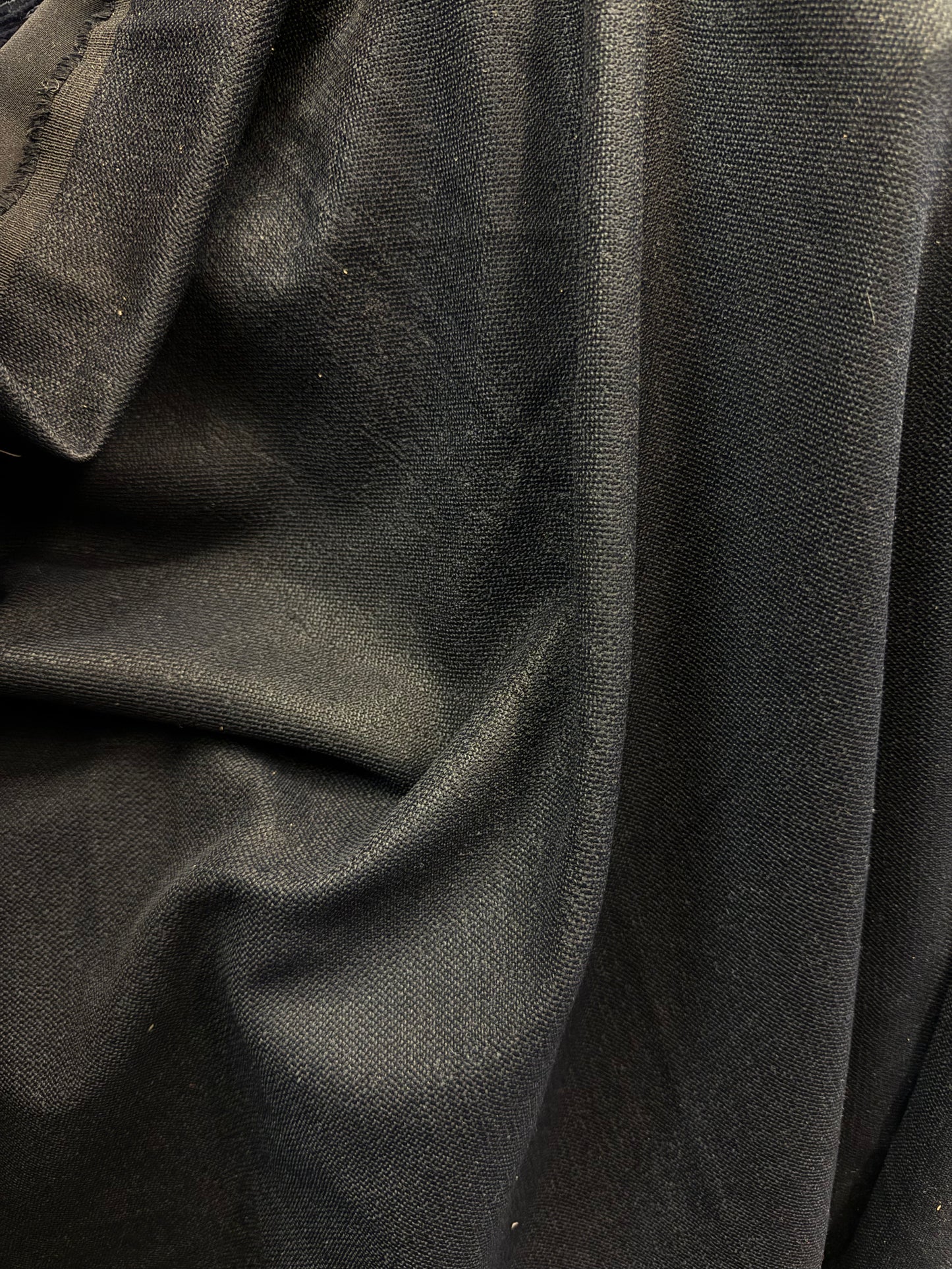 Textured Sport Poly Knit - Jet Black