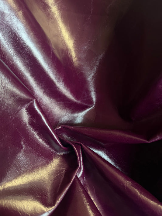 Designer Leather - Eggplant Purple