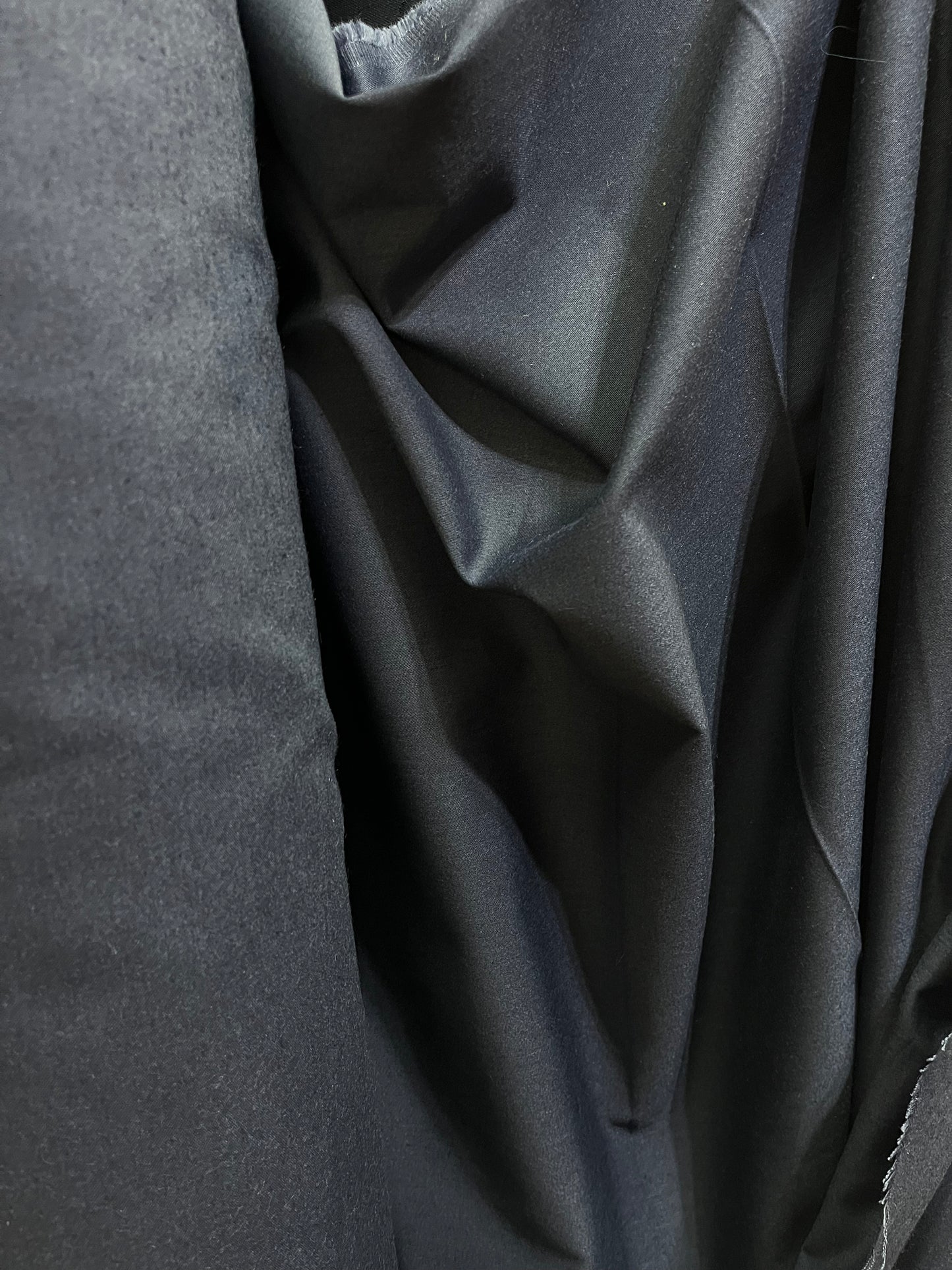 Heavy Weight Cotton Sateen - Navy Blue