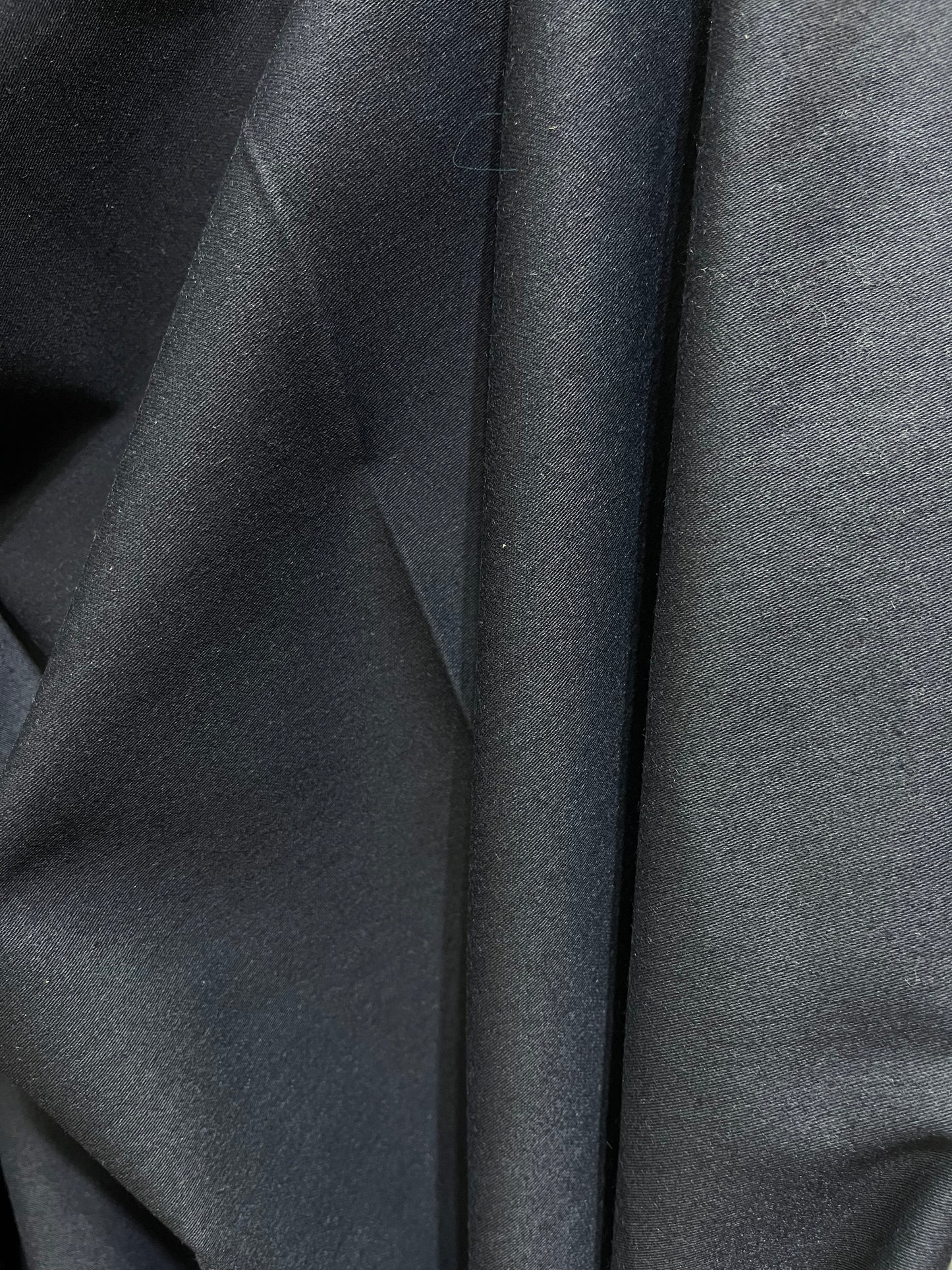 Heavy Weight Cotton Sateen - Navy Blue