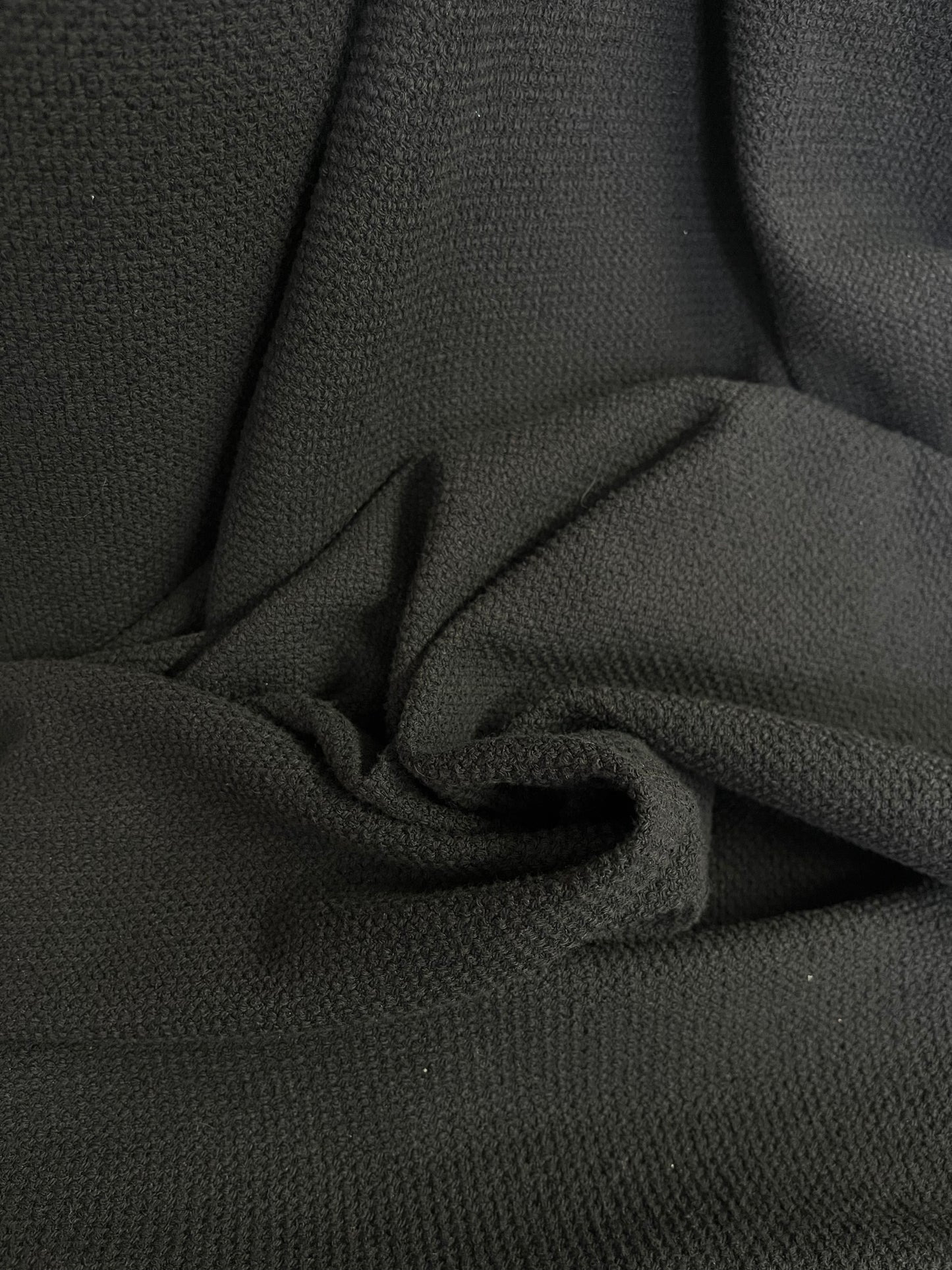 Cotton Boucle - Black