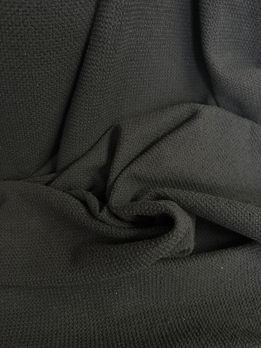 Cotton Boucle - Black