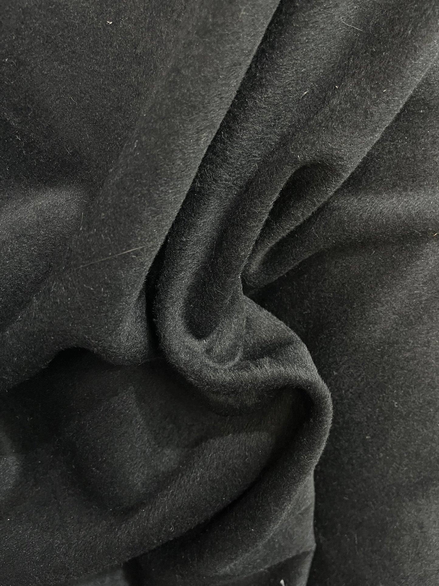 Textured Wool - Jet Black