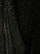Beaded Poly Chiffon - Jet Black