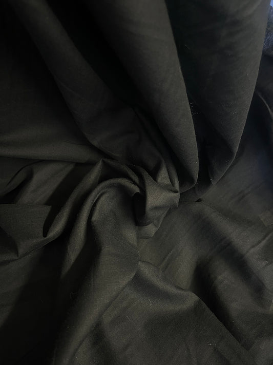 Cotton Voile - Jet Black