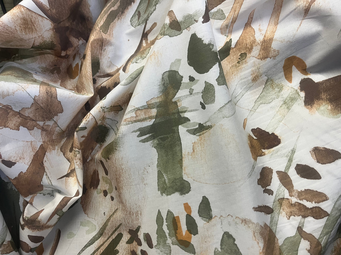 Italian Printed Cotton - Watercolor Camo