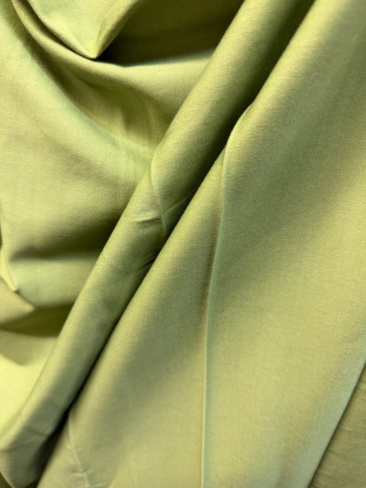 Stretch Cotton Twill - Spring Green