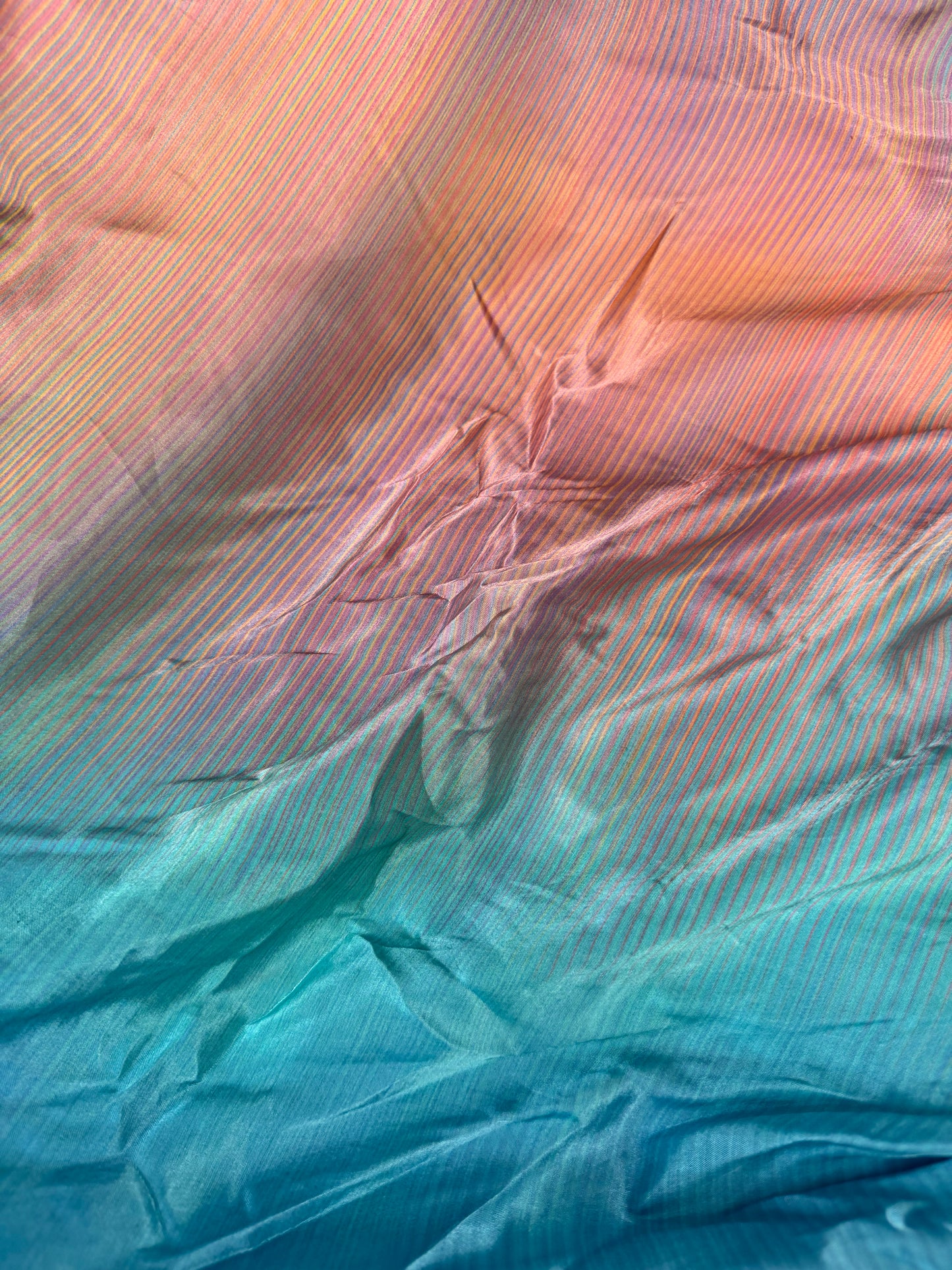 Digital Printed Rayon & Bamberg Charmeuse - Pastel Ombre