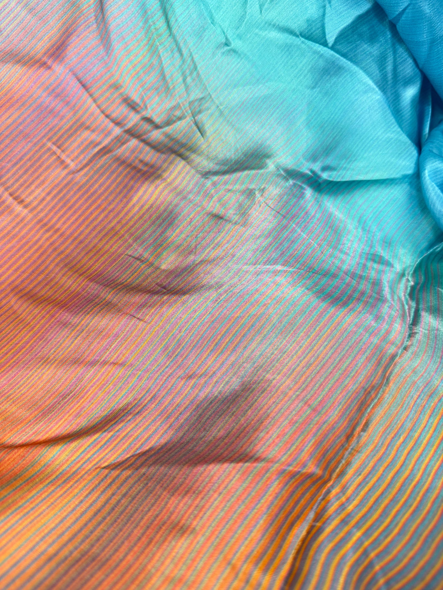 Digital Printed Rayon & Bamberg Charmeuse - Pastel Ombre