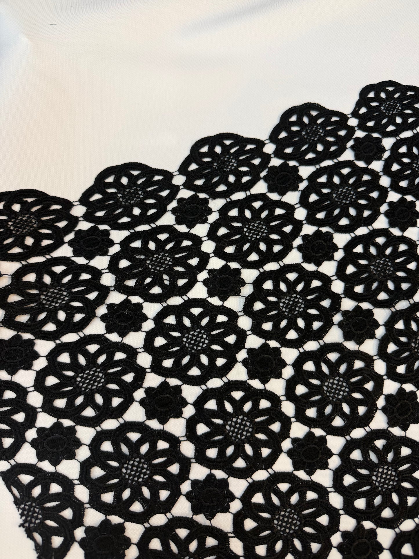 Poly Rayon Lace - Black