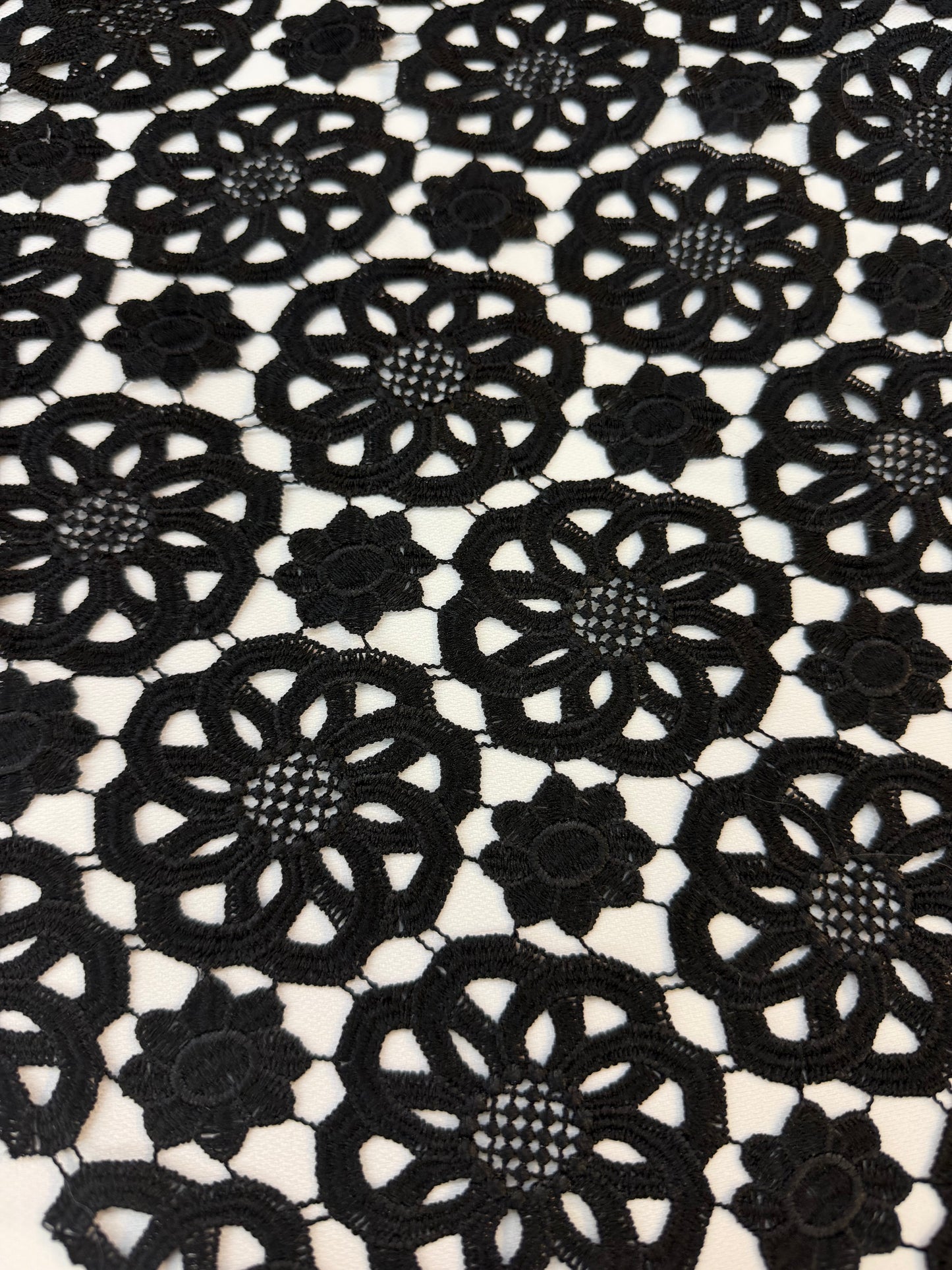 Poly Rayon Lace - Black