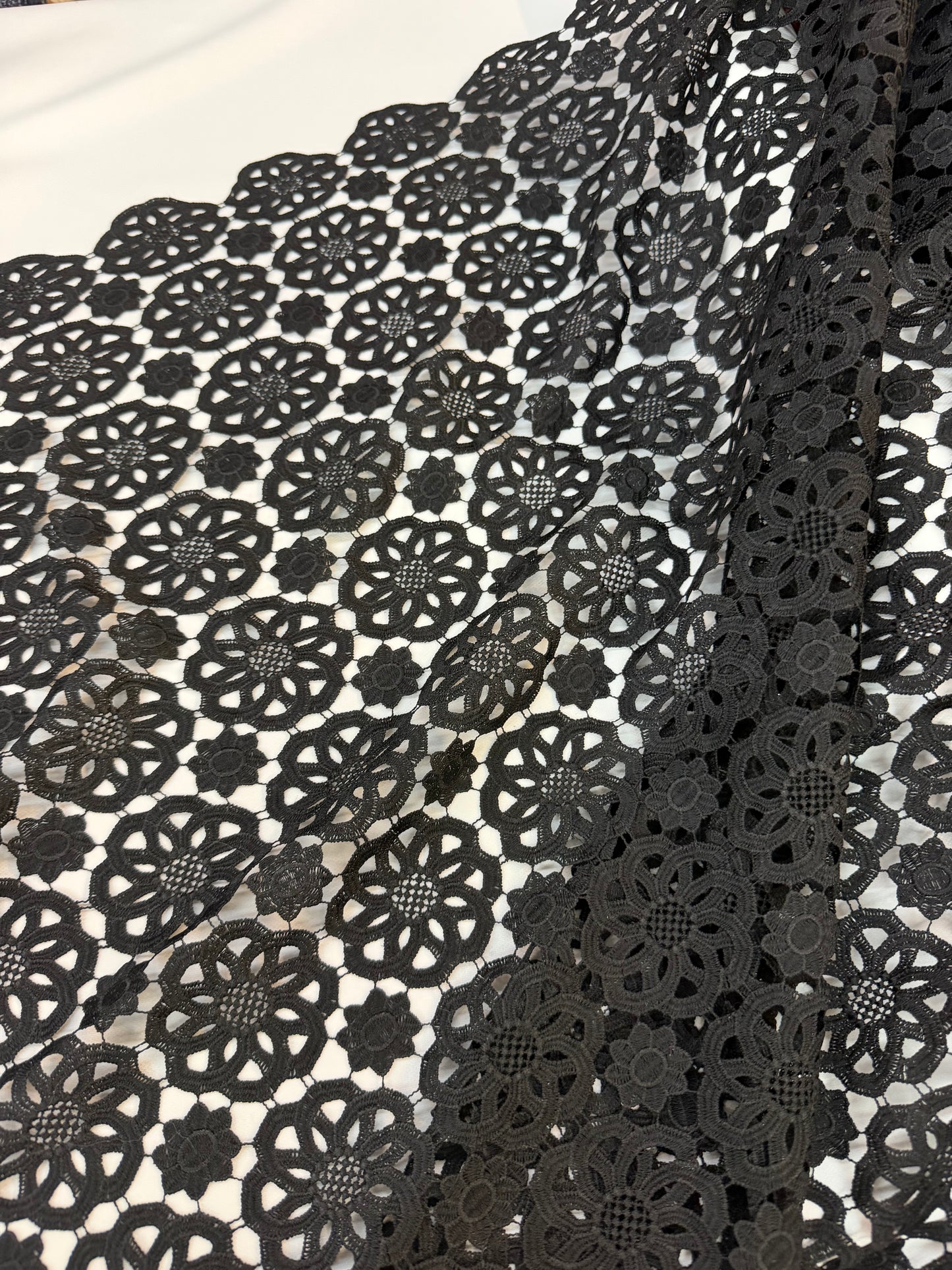 Poly Rayon Lace - Black