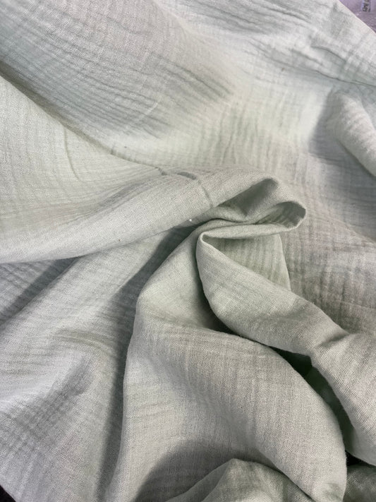 Double Gauze - 100% Cotton - Seafoam