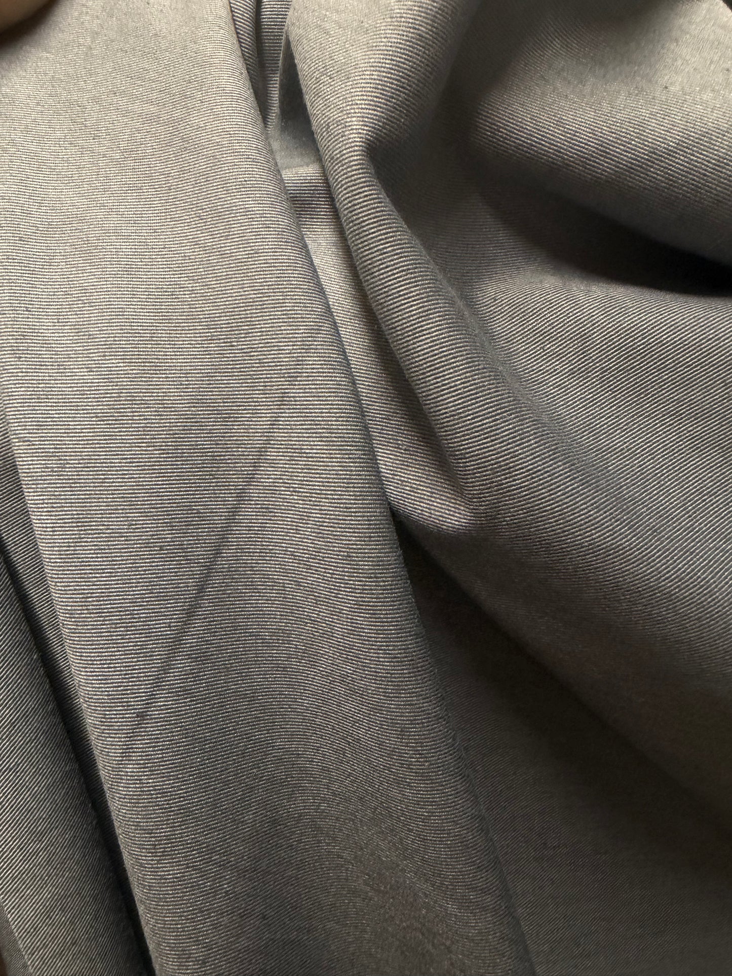 Stretch Poly Rayon Suiting - Medium Grey