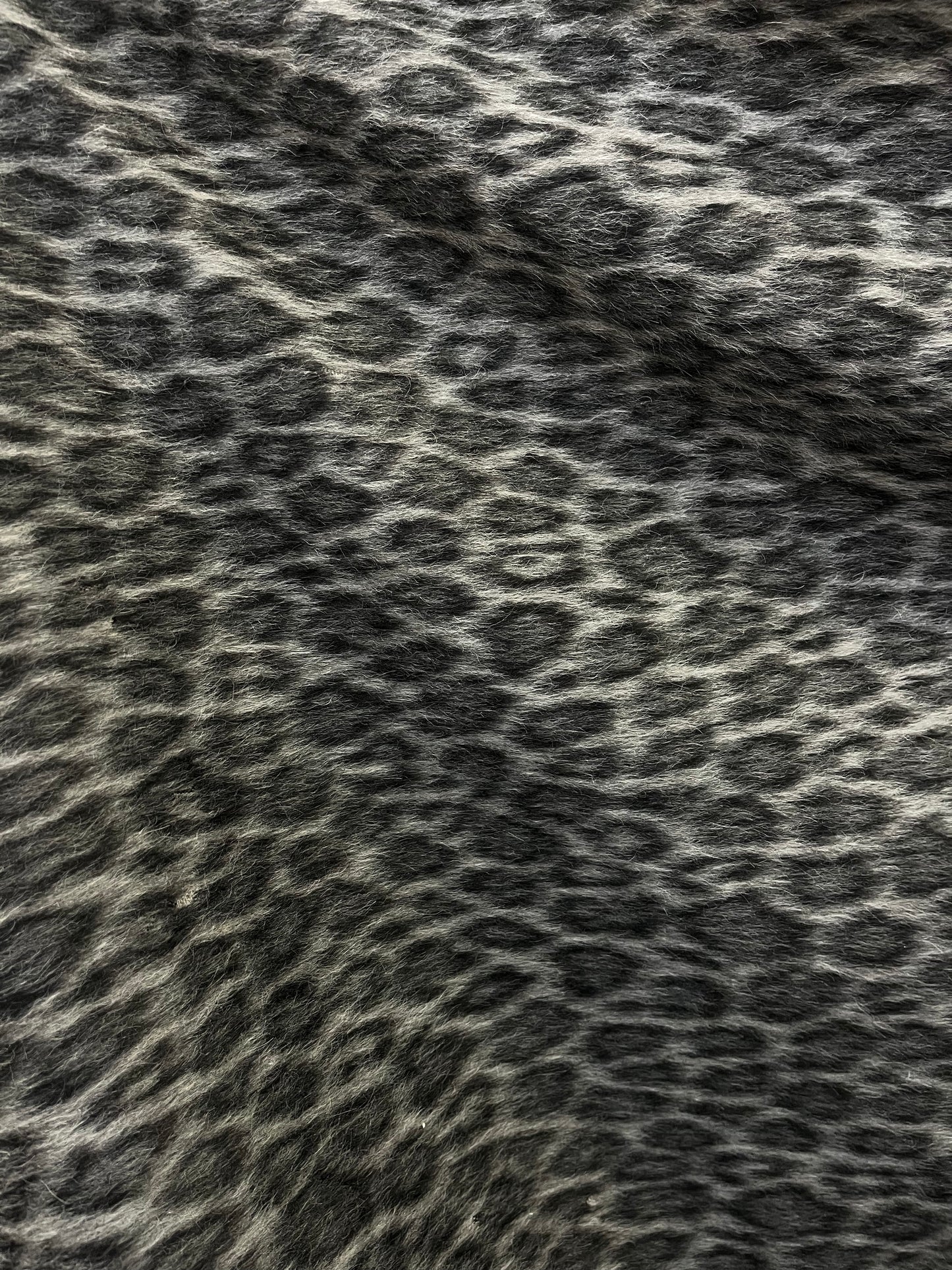 Italian Designer Alpaca Wool - Monochrome Cheetah