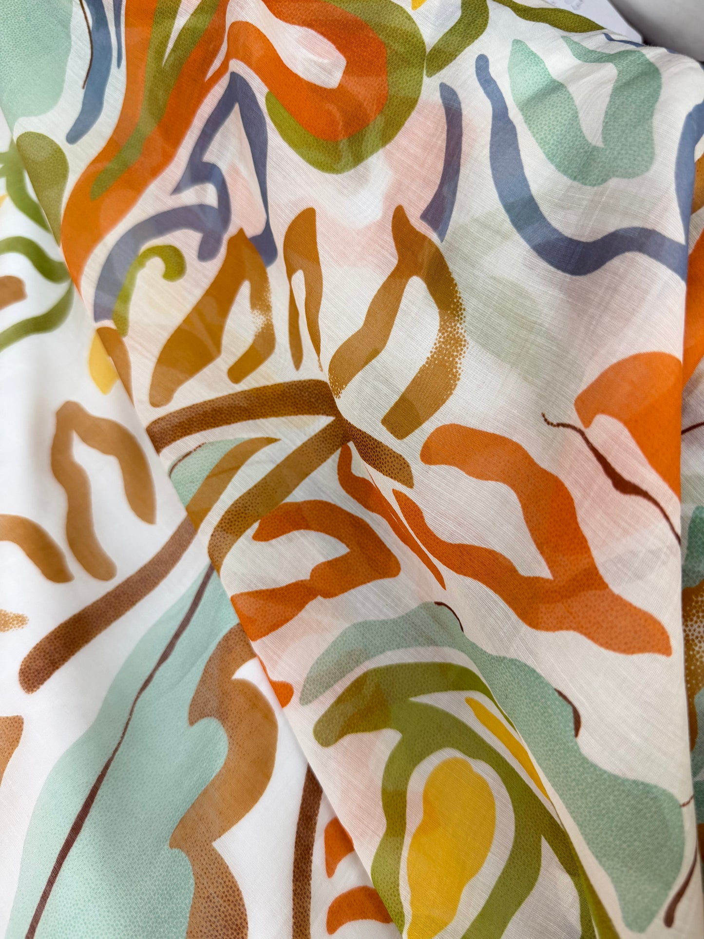 Printed Cotton Voile - Jumbo Abstract Paisley
