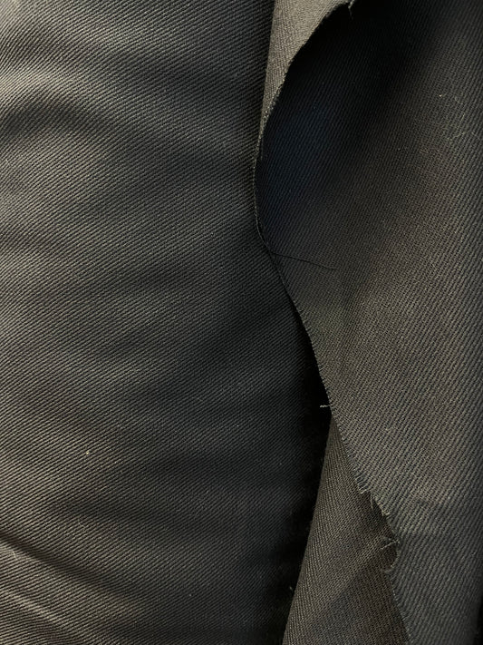 Cotton Twill - Jet Black