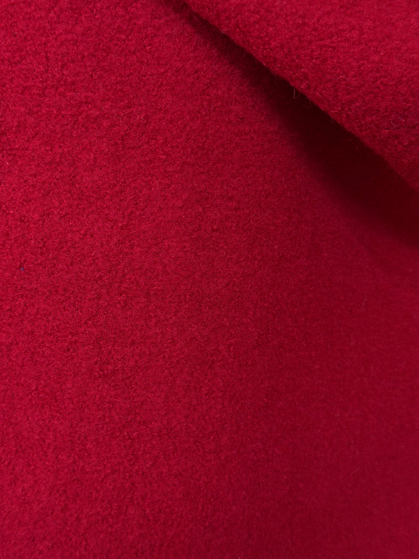 American Heritage - Heavy Weight Wool Blend Jersey Boucle - True Red