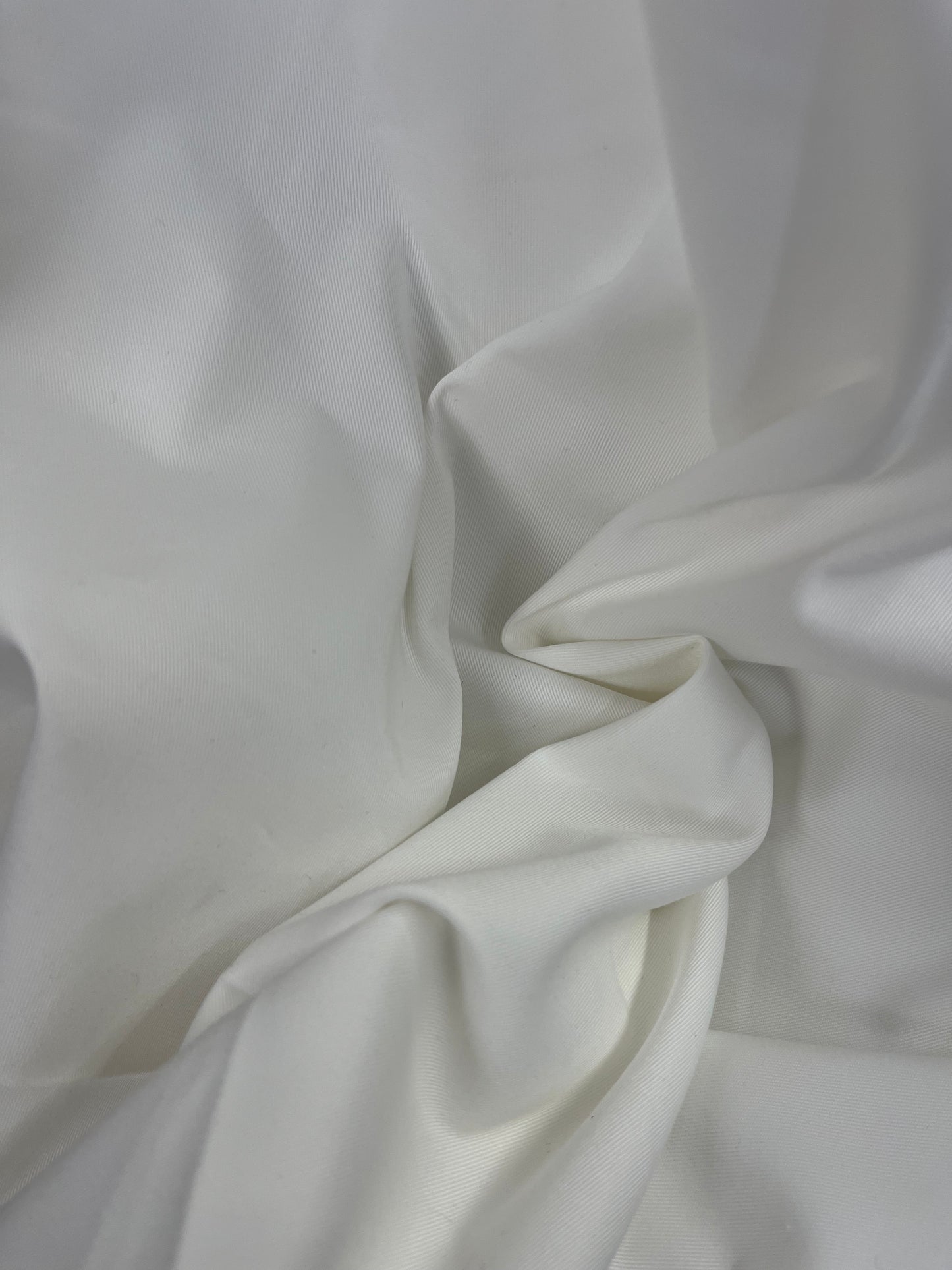 Fine Twill Poly Cotton - Ivory