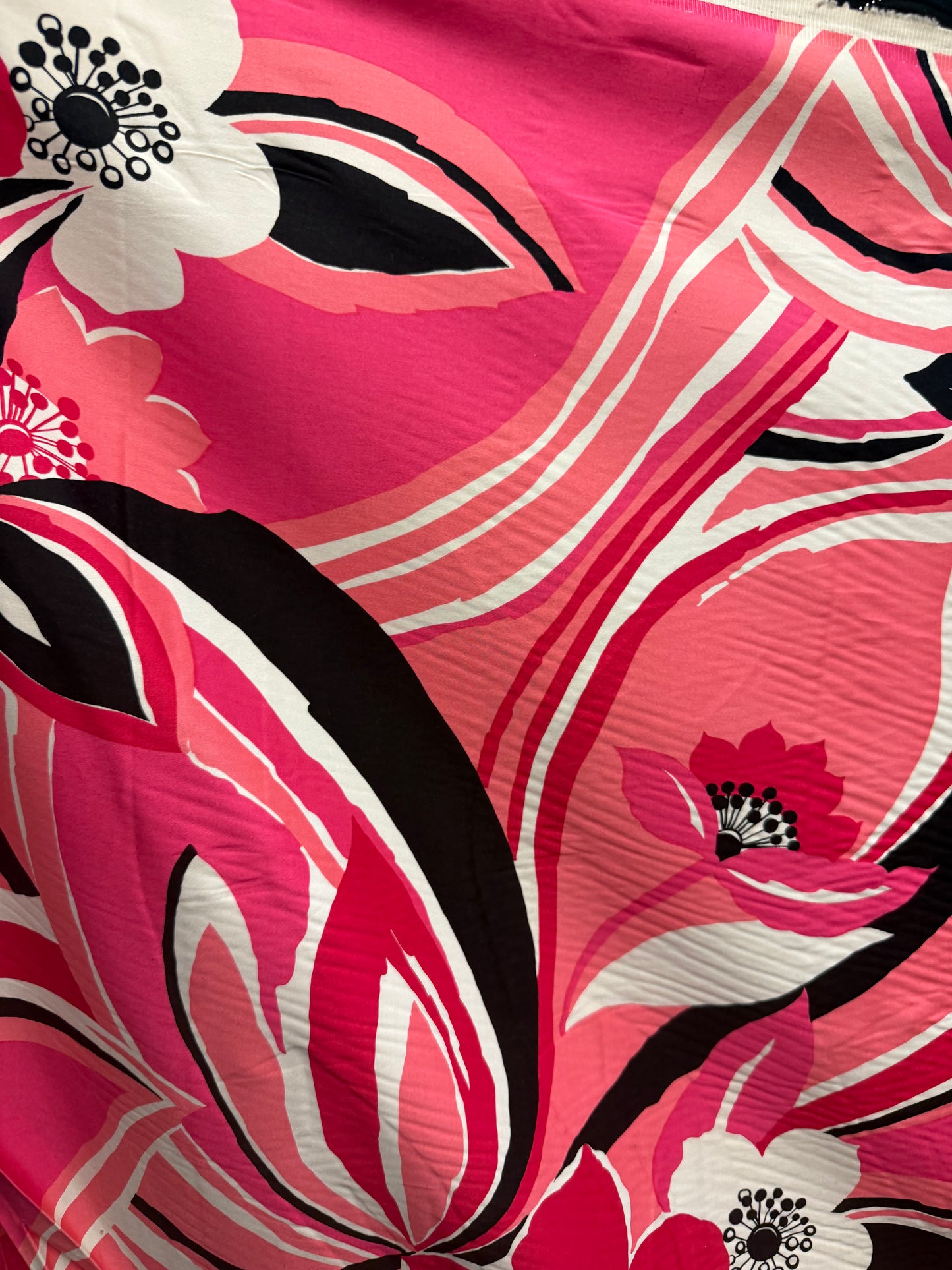 Floral Cotton Print - Mod Hibiscus