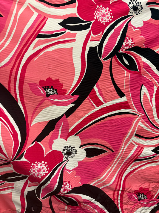 Floral Cotton Print - Mod Hibiscus