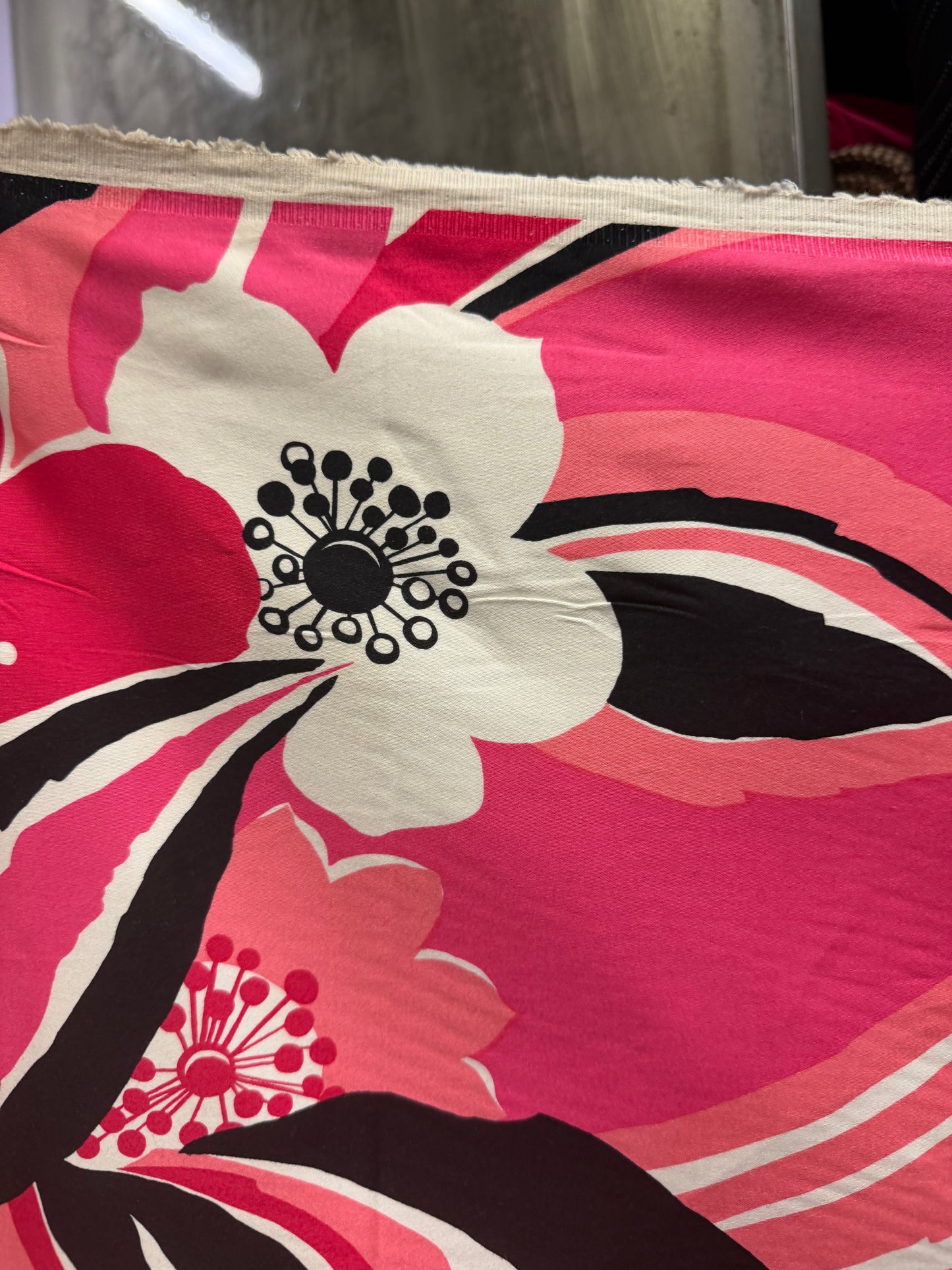 Floral Cotton Print - Mod Hibiscus