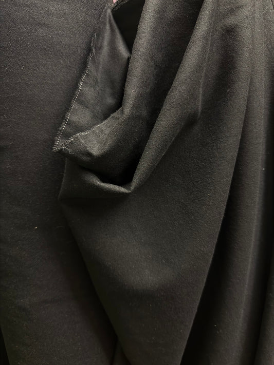 Heritage Label - Italian Wool Flannel Suiting - Black