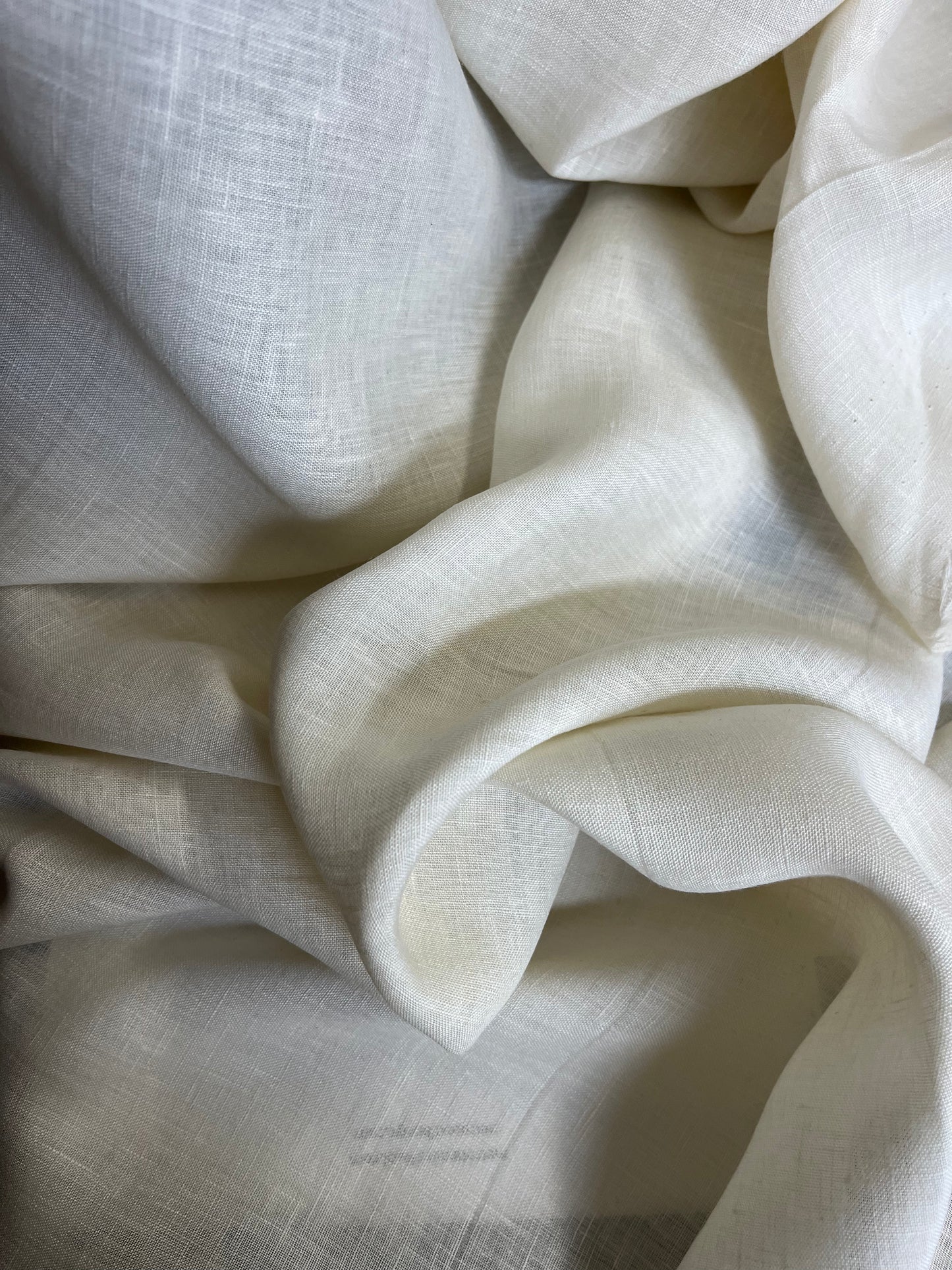 Lightweight Linen - Vanilla Off-White