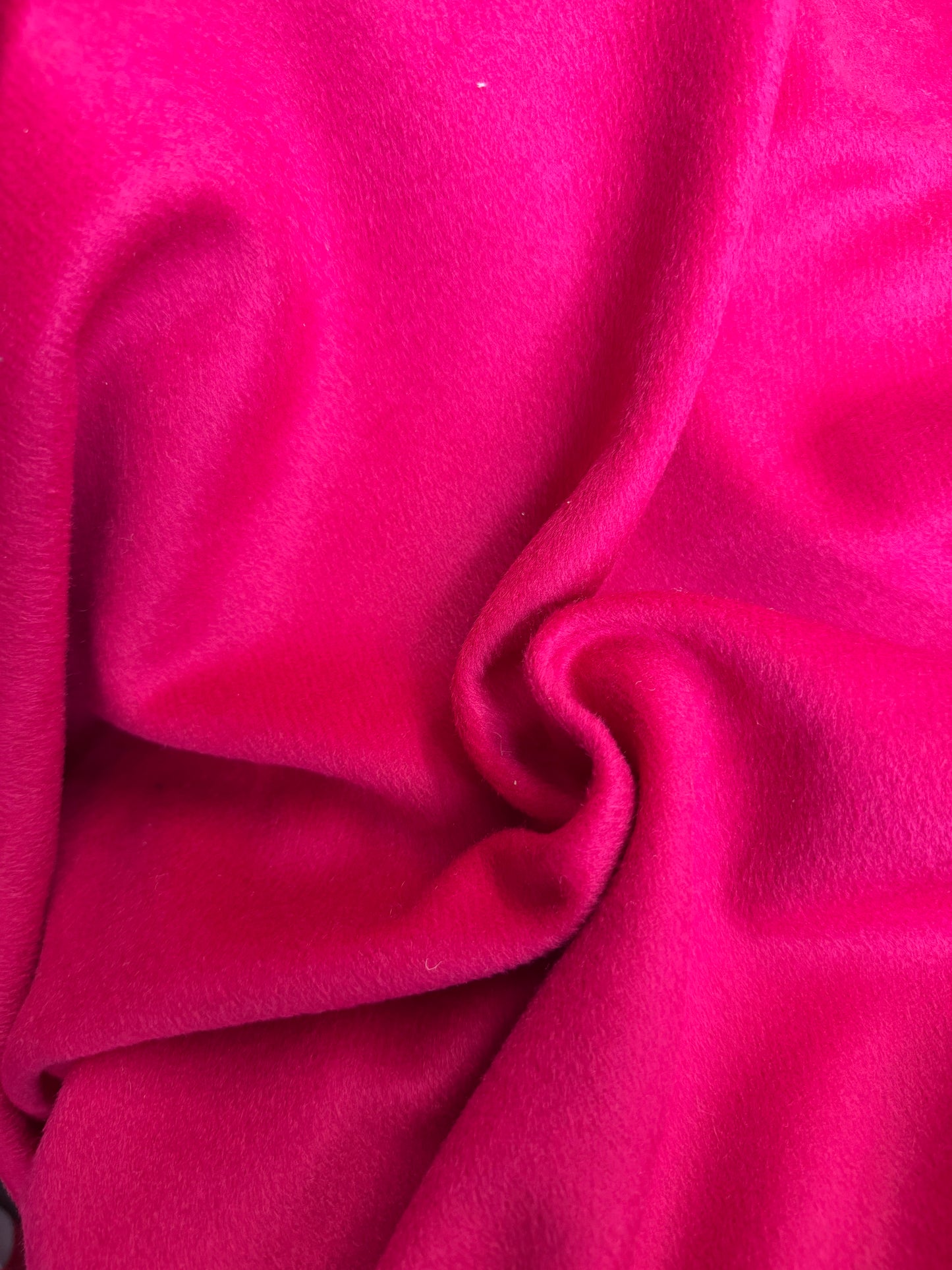 Heritage Label - Italian Melton Twill Wool - Vibrant Rose