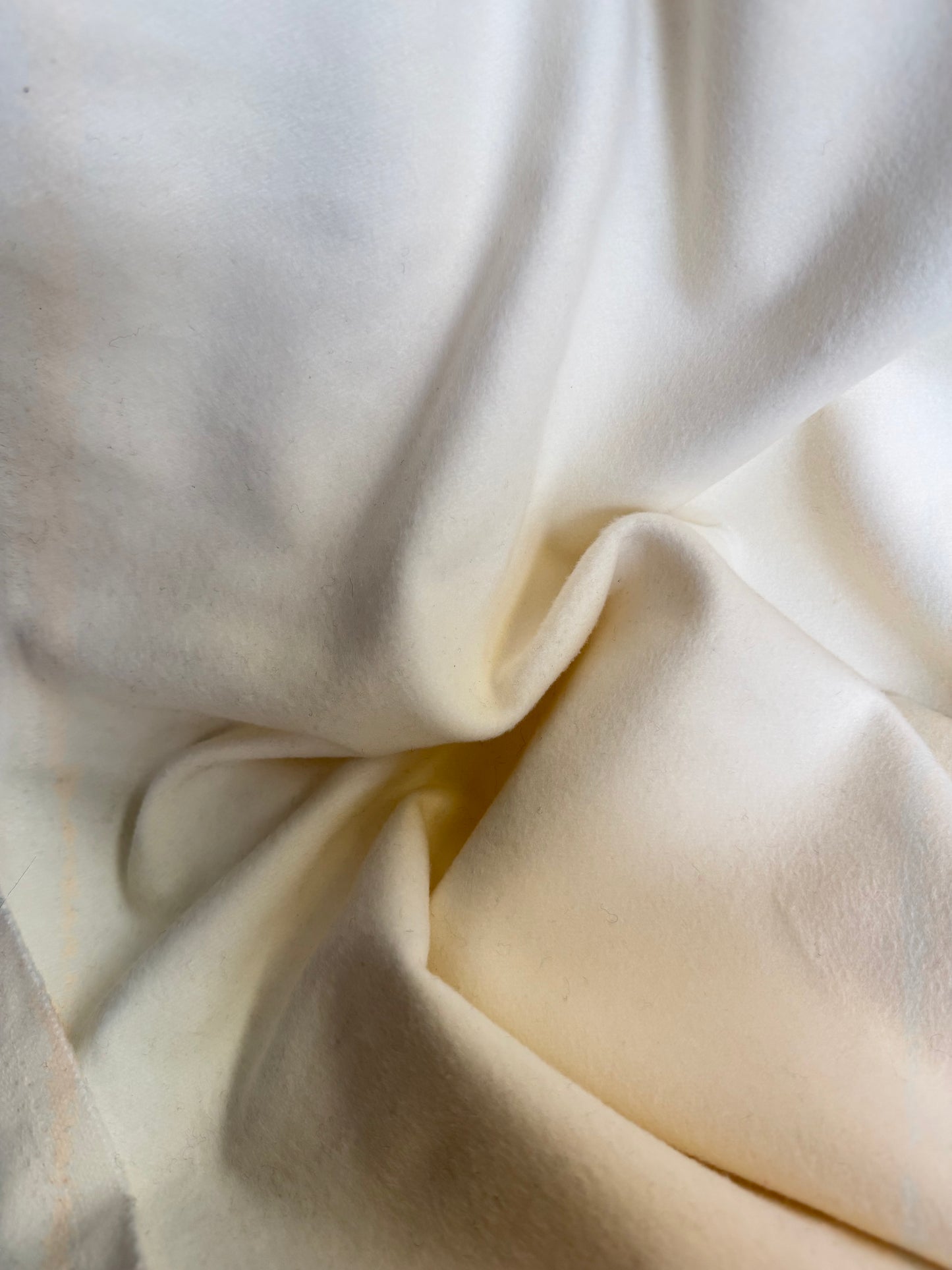 Heritage Label - Italian Melton Wool - Ivory