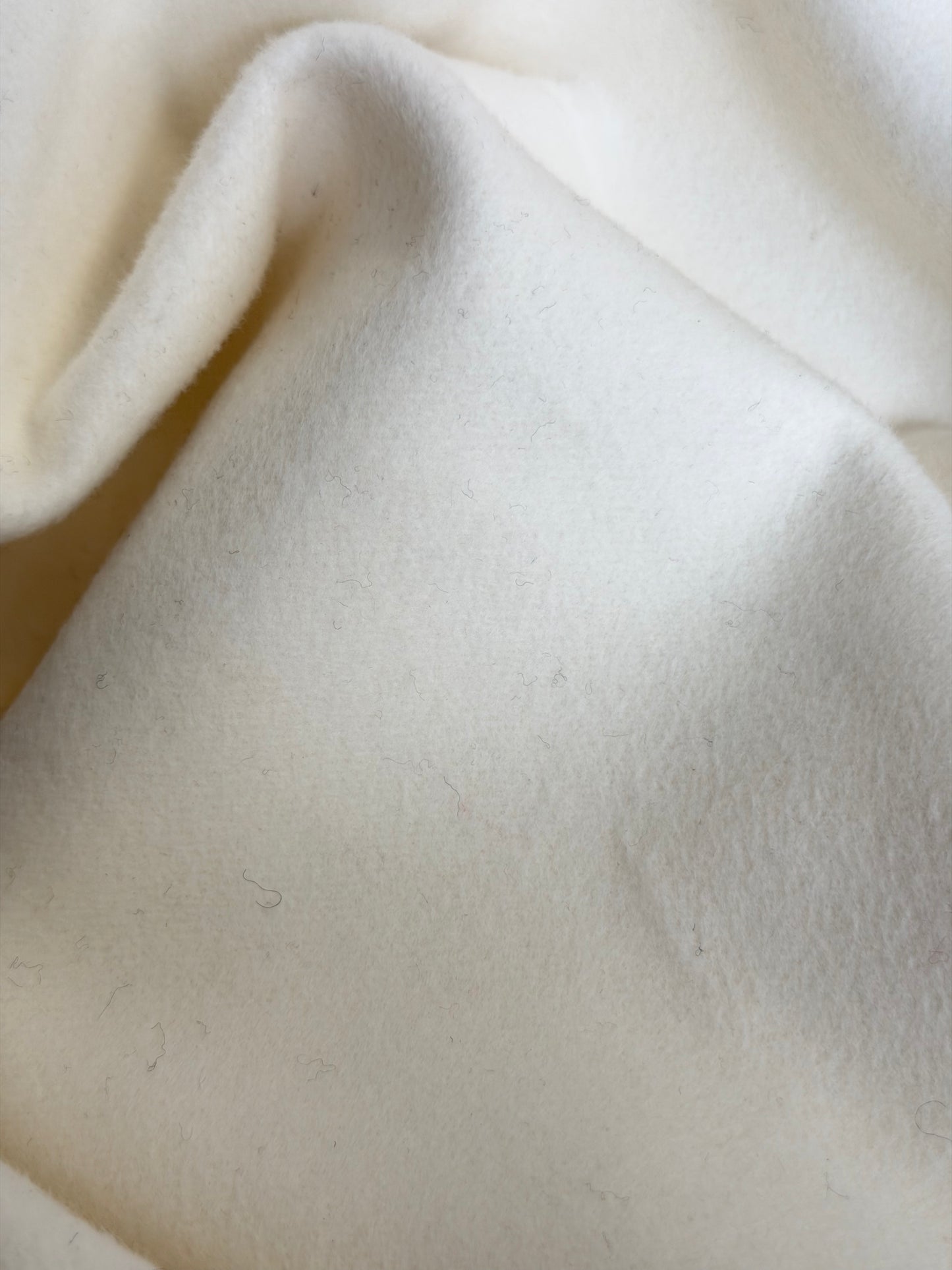 Heritage Label - Italian Melton Wool - Ivory