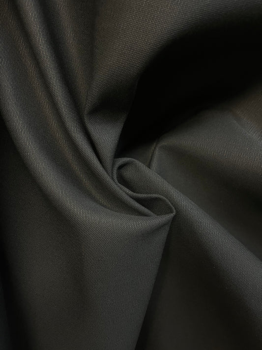 10 OZ Weight Cotton Canvas - Jet Black