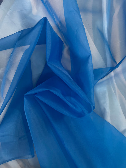 Silk Organza - Cobalt Blue