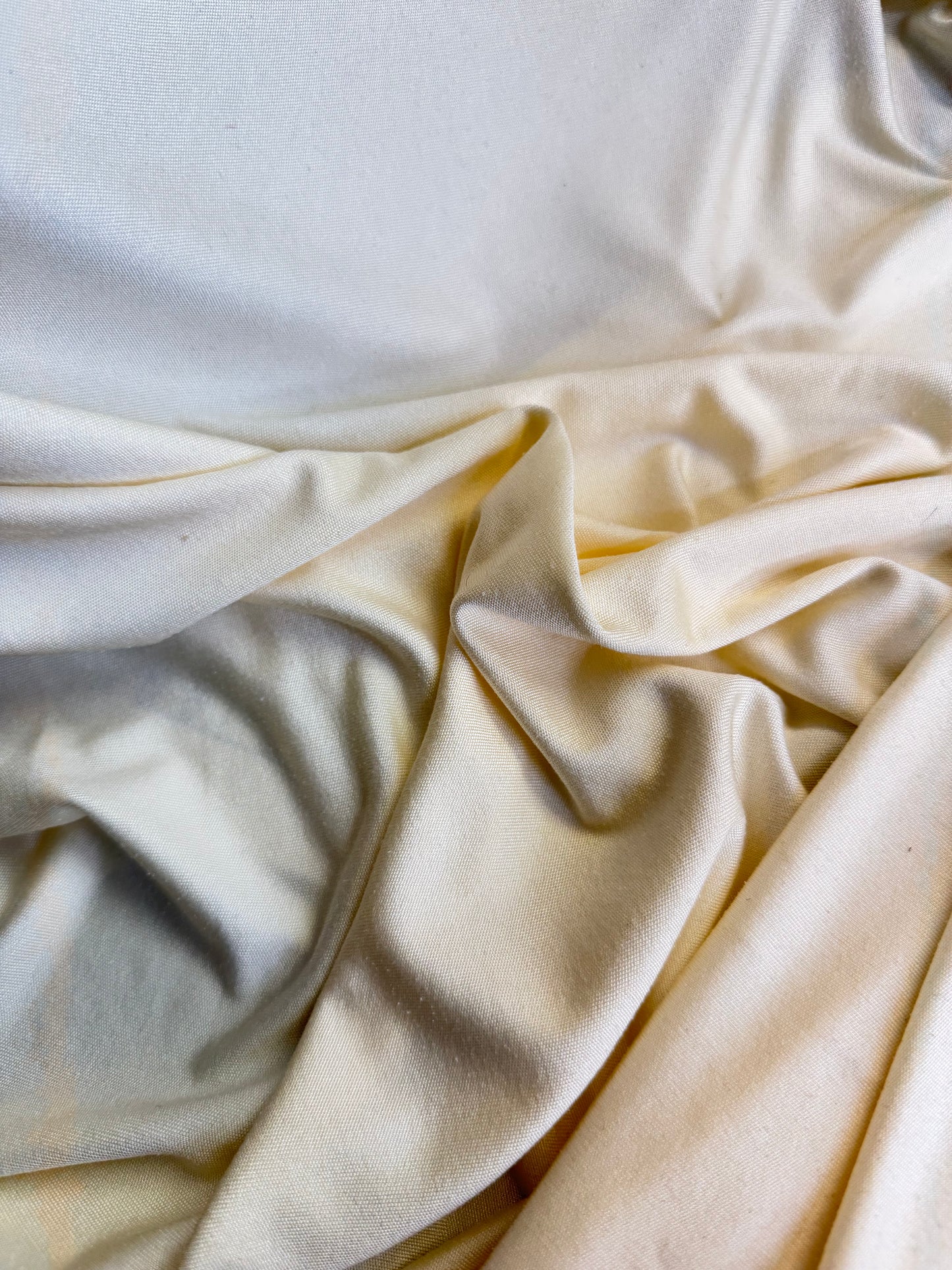 Silk Jersey - Buttercream Ivory